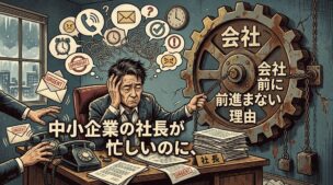 中小企業の社長が忙しいのに、会社が前に進まない理由